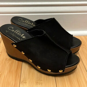 Callisto of California platf sandals size 8,5